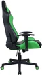 Игровое кресло GameMax нагрузка до 120кг экокожа Black/Green (GCR09 Green) - изображение 2