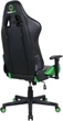 Игровое кресло GameMax нагрузка до 120кг экокожа Black/Green (GCR09 Green) - изображение 3