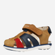 Дитячі шкіряні сандалії для хлопчика Geox B Sandal Delhi Boy B354LA0CL22-C6146 23 Коричневі (8058192264177) - зображення 5
