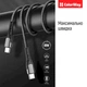 Кабель быстрой зарядки COLORWAY PD, USB-C — USB-C, 1 м, 3А, 65W, серый - изображение 2