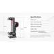 Держатель для телефона Ulanzi Vijim Metal Phone Clip UV-2476 ST-27 Black - изображение 9