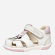 Дитячі шкіряні сандалії для дівчинки Geox B Sandal Zapito Girl B556FE08554-C0406 22 Білі (8058192265846) - зображення 3