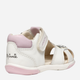Дитячі шкіряні сандалії для дівчинки Geox B Sandal Zapito Girl B556FE08554-C0406 21 Білі (8058192265839) - зображення 7