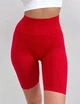 Спортивные женские удлиненные шорты Wake Up с Push Up Однотонные Велосипедки XS-S Красные (4543S) - изображение 1
