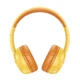Наушники Bluetooth беспроводные Hoco W60 накладные детские с микрофоном Yellow - изображение 2