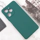 Чохол Fiji Style для Tecno Spark 10 Pro (KI7) силікон бампер із захистом блоку камер темно-зелений - зображення 2
