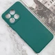 Чехол Fiji Style для Honor X8a силикон бампер с защитой блока камер темно-зеленый - изображение 2