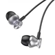 Наушники проводные Hoco M106 вакуумные с микрофоном Metal Grey - изображение 3