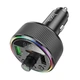 Автомобильный FM-трансмиттер ресивер HOCO E82 Guerrero PD30W+QC3.0 car BT FM transmitter Black (6942007620642) - изображение 2