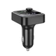 Автомобильный FM-трансмиттер ресивер HOCO E85 Tiger PD20W+QC3.0 car BT FM transmitter Black (6942007634304) - изображение 4