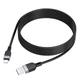 Кабель Hoco Lightning Energy silicone charging data cable X109 |2m, 2.4A| черный - изображение 2