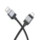 Кабель Hoco Lightning Honorific charging data cable X110 |1m, 2.4A| чорний - зображення 2