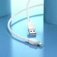 Кабель Hoco Type-C Energy silicone charging data cable X109 |1m, 3A| білий - зображення 3