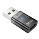 Перехідник HOCO USB male to c female USB2. 0 transparent adapter UA36C | 480Mbps, 3A | - зображення 1