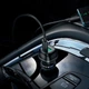 Автомобільний зарядний пристрій Hoco Z58A Rank dual port Car charger 48W Black - изображение 8