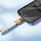 Перехідник Hoco iP male to USB female OTG transparent adapter UA36 |480Mbps| чорний - зображення 5