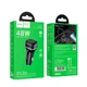 Автомобільний зарядний пристрій Hoco Z58A Rank dual port Car charger 48W Black - изображение 9
