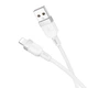 абель Hoco X109 для iPhone/iPad, USB–Lightning, 1 м, білий силікон - зображення 2