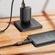 Переходник HOCO Type-C male to Lightning female display adapter UA32A |60W| черный - изображение 4