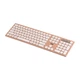 Клавиатура беспроводная 2E KS270 WL/BT EN/UKR Pink/White (2E-KS270WBPN_UA) - изображение 3