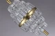 Люстра светодиодная подвесная LED светильник для квартиры на потолок лэд 26715 Латунь 30-200х11х11 см. 4515100 - изображение 4