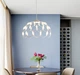 Люстра стельова LED D1288/400-wh-k Білий 42х40х40 див. - зображення 2