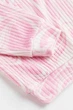 Дитячий трикотажний костюм тай дай в рубчик для дівчинки H&M 104 см (3-4Y) рожевий - зображення 2