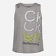 Подростковая майка для девочки Calvin Klein 209291499 140 см Серая (1159827820) - изображение 1
