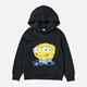 Детское худи для девочки Uniqlo 506113300 110 см Черное (1159827890) - изображение 4