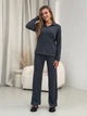 Брюки женские Merlini Дженто 600001404 2XL-3XL Серые (MER600001404_3) - изображение 7