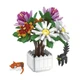 3D конструктор набор блоков JIE-STAR 9036 Chrysanthemum potted plants 900 деталей пластиковый - изображение 1