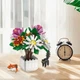 3D конструктор набор блоков JIE-STAR 9036 Chrysanthemum potted plants 900 деталей пластиковый - изображение 3