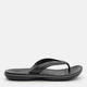 Мужские вьетнамки для пляжа Crocs Crocband Flip Blk/SGy 11033-0DD 43-44 (M10/W12) 28 см Black/Slate Grey (198445100567) - изображение 1
