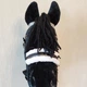 Хобіхорс Фріз чорний кінь на палиці - Hobby horse з вуздечкою А3 - изображение 6