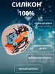 Шапочка для плавання дитяча YAR-SPORT CATS M057810 (силікон, срібний) - изображение 2