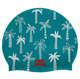 Шапочка для плавання YAR-SPORT PALM TREE M055330 (силікон, зелений) - изображение 3