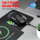 Мышь беспроводная, бесшумная HYSJ Т90 с аккумулятором и подсветкой 2,4G+Bluetooth + коврик - изображение 11