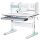 Дитячий стіл Mealux Edmonton Multicolor BL з полицею (BD-610 W/MC + BL з полицею) - зображення 1