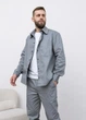 Костюм мужской котоновый MonsterBrand демисезонный M (48) серый - изображение 4