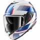 Мотошолом SHARK Oxo Sikter White Chrome Blue L - зображення 1