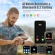 Смарт-годинник для чоловіків ZONEY C20PRO військовий, 1.83” HD екран, водонепронекний IP68, з одним ремінцем - зображення 5