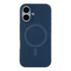 Чохол Glow Silicone Case with Magsafe для iPhone 16 Колір Dark blue - зображення 1