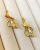 Женские сережки Калла jewelry Золотистый - изображение 8