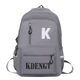 Рюкзак подростковый Lesko 5504 Gray для ноутбука 14" 2 отделения - изображение 1