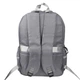 Рюкзак подростковый Lesko 5504 Gray для ноутбука 14" 2 отделения - изображение 3