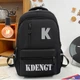Рюкзак подростковый Lesko 5504 Black для ноутбука 14" 2 отделения 20-35 л - изображение 5