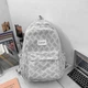 Рюкзак подростковый Lesko 5108 Gray для ноутбука 14" водонепроницаемый 2 отделения - изображение 2