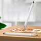 Двусторонний стилус для рисования 2в1 стилус с дисковым и силиконовым округлым наконечником для смартфона и планшета Apple iPad / Android / Windows, белый (102261087) - изображение 5