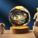 Декоративний 3D нічник кришталева куля Сонячна система для дітей з LED підсвічуванням 9321 - зображення 2