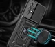 Чехол Fiji Camera Defence для Samsung Galaxy A52 (A525) бампер с защитой камеры и подставкой Black - изображение 2